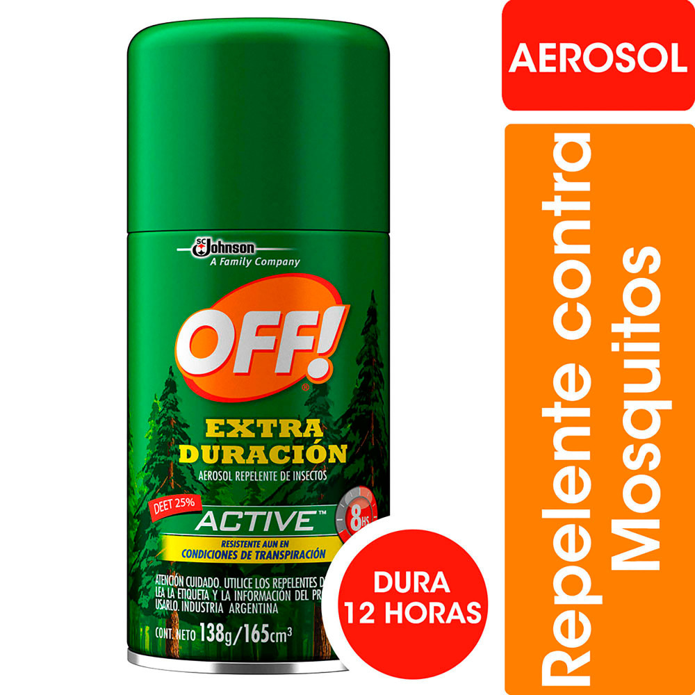 Repelente Off Extra Duracion en Aerosol Farmacia del Hospital